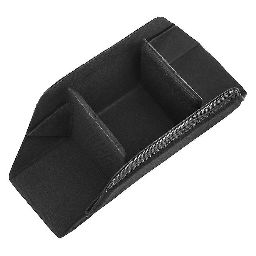 Camera Bag Insert, Soft Lined Foldable Protective Cube with 3 Adjustable Compartments, Flexible Partition Design