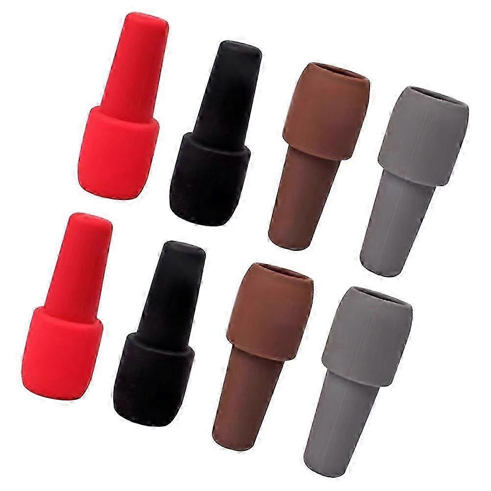 Silicone Red Seal Plug for Kitchen Use 8Pcs