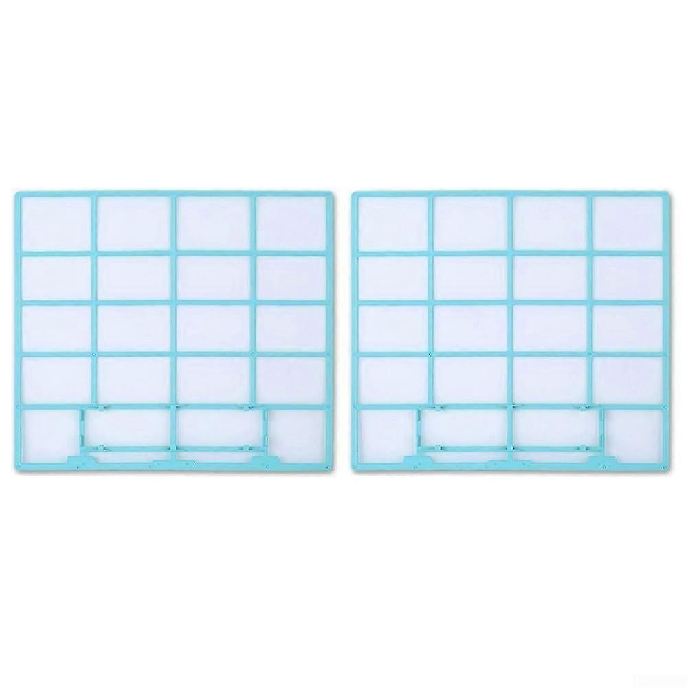 2Pack Air Conditioner Dust Filter for Split System, Plastic Dust Screen 37.5x33cm, Easy Install