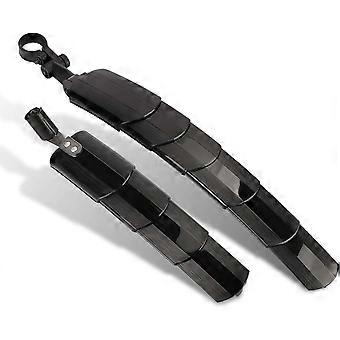 Garde-boue de vlo, ensemble de garde-boue de vlo rtractables garde-boue avant et arrire de vlo de montagne garde-boue de vlo rglable portable pour VTT