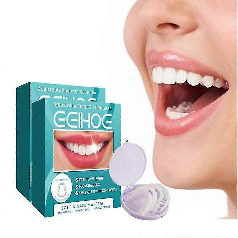 1-3pcs Adjustable snap on denture for tooth modification, gap filling and correction