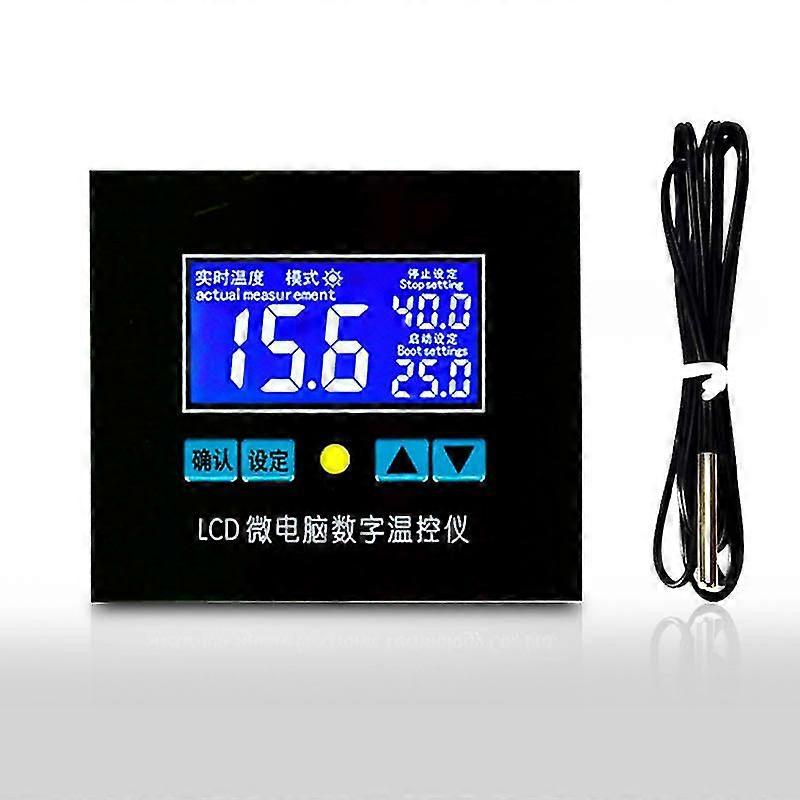 12V 24v 220v Lcd Microcomputer Temperature Controller Temperature Control W1412 Thermostat Switch Sensor Cooling Heating Board