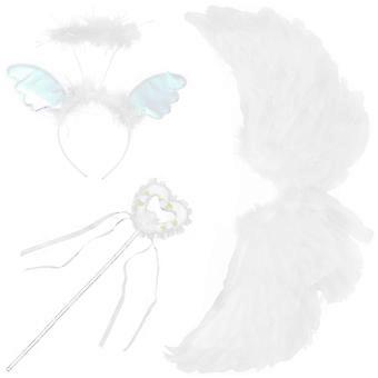 3 stks kinderen performance props angel wing haar met oor fairy wand voor partij banket show