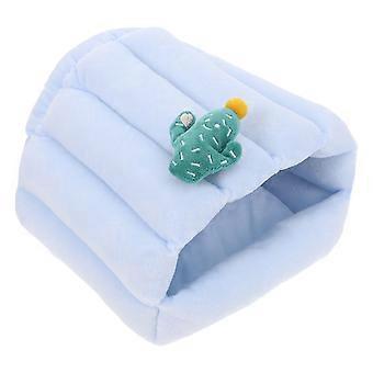 Warm katoenen huisje voor hamsters, geschikt als comfortabel slaapbed (1 stuk).