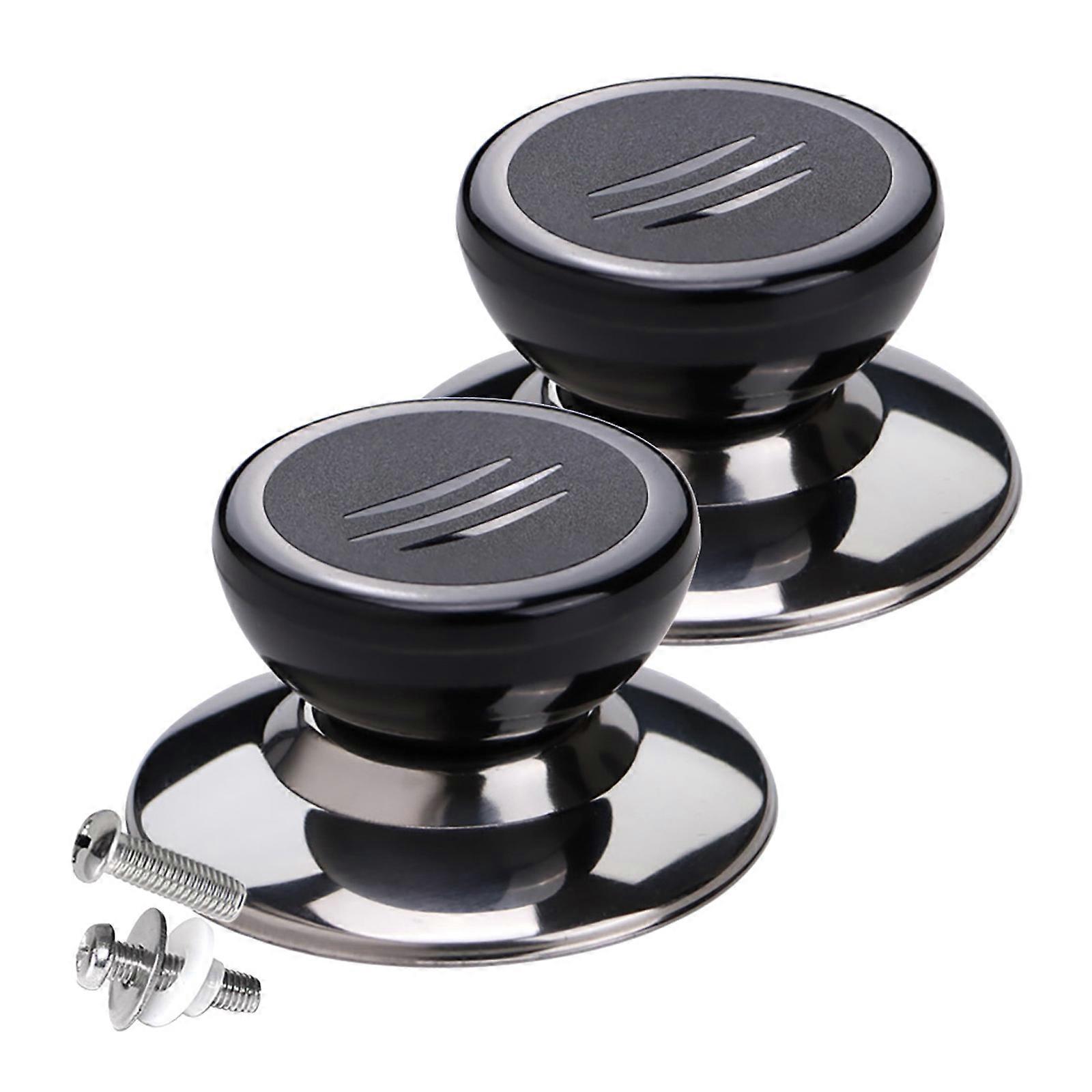 2Pcs Pot Lid Knobs Universal Pot Lid Cover Knob Replacement Kitchen Cookware Knob Handle