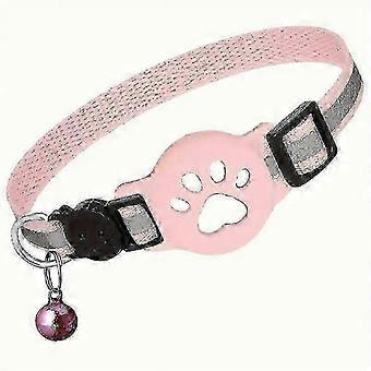 No Monthly Fee GPS Tracker for Cats, Suitable for Airtag & Androids, Reflective Waterproof Collar with Safety Buckle TJ2 Included