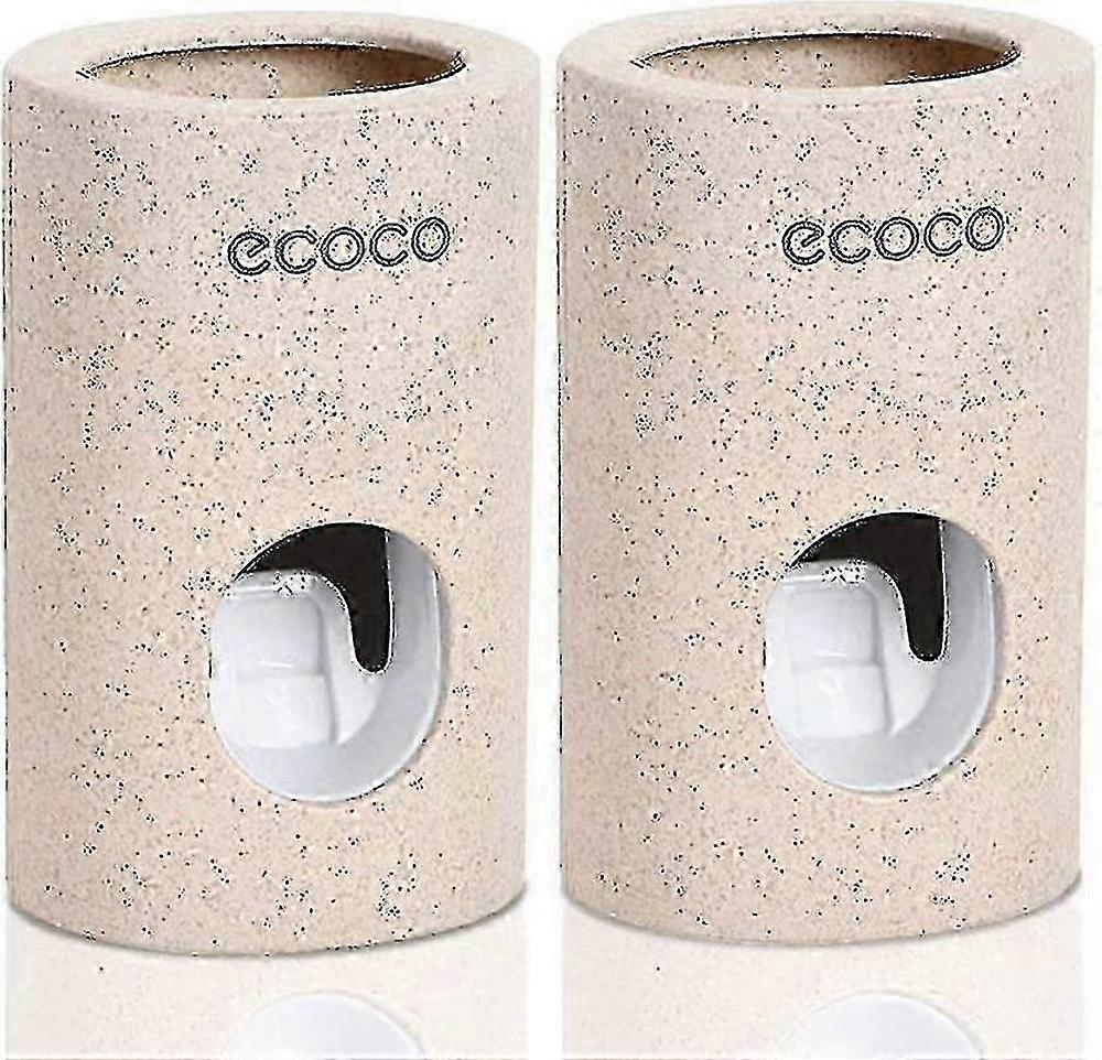 Wall Mounted Toothpaste Dispenser Toothpaste Squeezer compatible with Bathroom Sink 2 Pieces