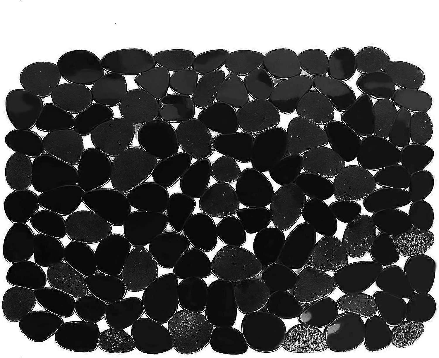 Tapis d'évier, protection d'évier en PVC à galets ajustable, compatible avec l'acier inoxydable