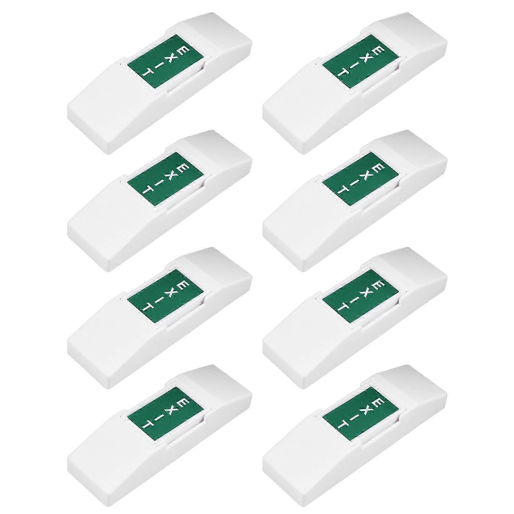 8X Electric Door Emergency Exit Closed Momentary Push Button Switch