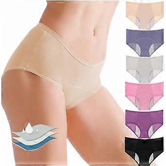 Para uso menstrual y posparto, paquete de 3 bragas menstruales a prueba de fugas de talla grande para mujer.