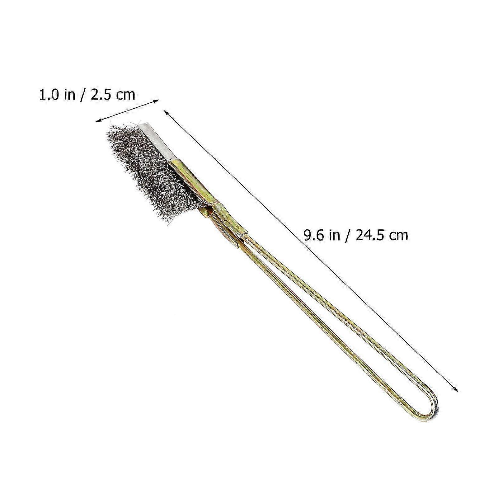 4pcs Door Window Brushes Cleaning Tools Cleaning Accessories (Silver)