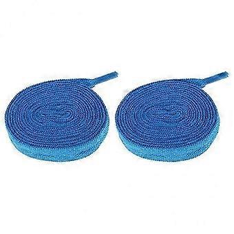 2X 1 Pair Roller Inline Skate Shoelaces Skating Skates String Shoe Laces Blue