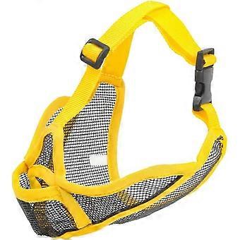Dog Muzzle for Large Breeds Comfortable Breathable Nylon Mouth Guard with Adjustable Strap Secure Fit German Dog