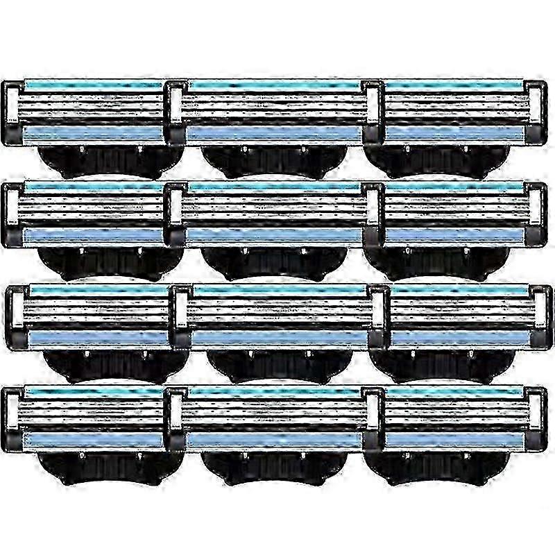 24PCS Mach 3 Refills Triple Blade