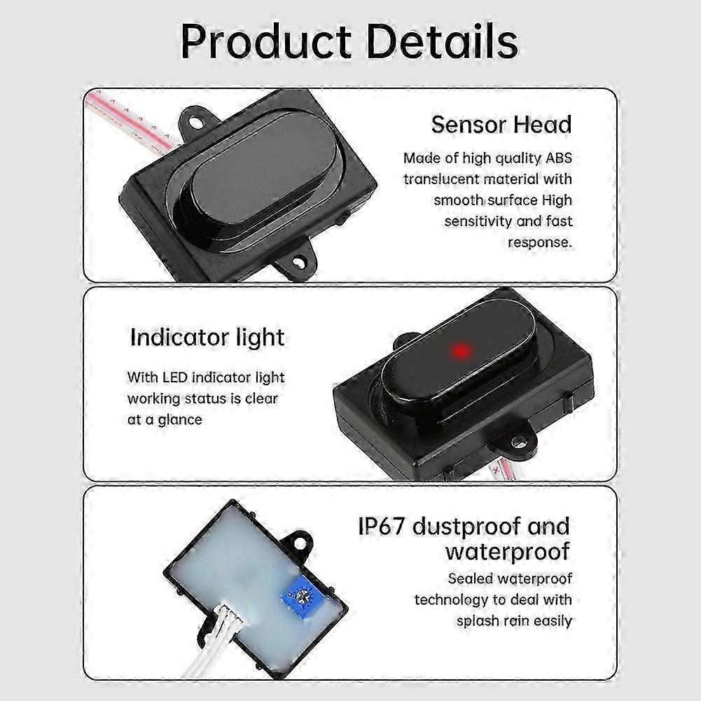 DC 5V Active Diffuse Reflection Sensor Infrared Induction Photoelectric Switch Human Body Automatic Motion Sensor