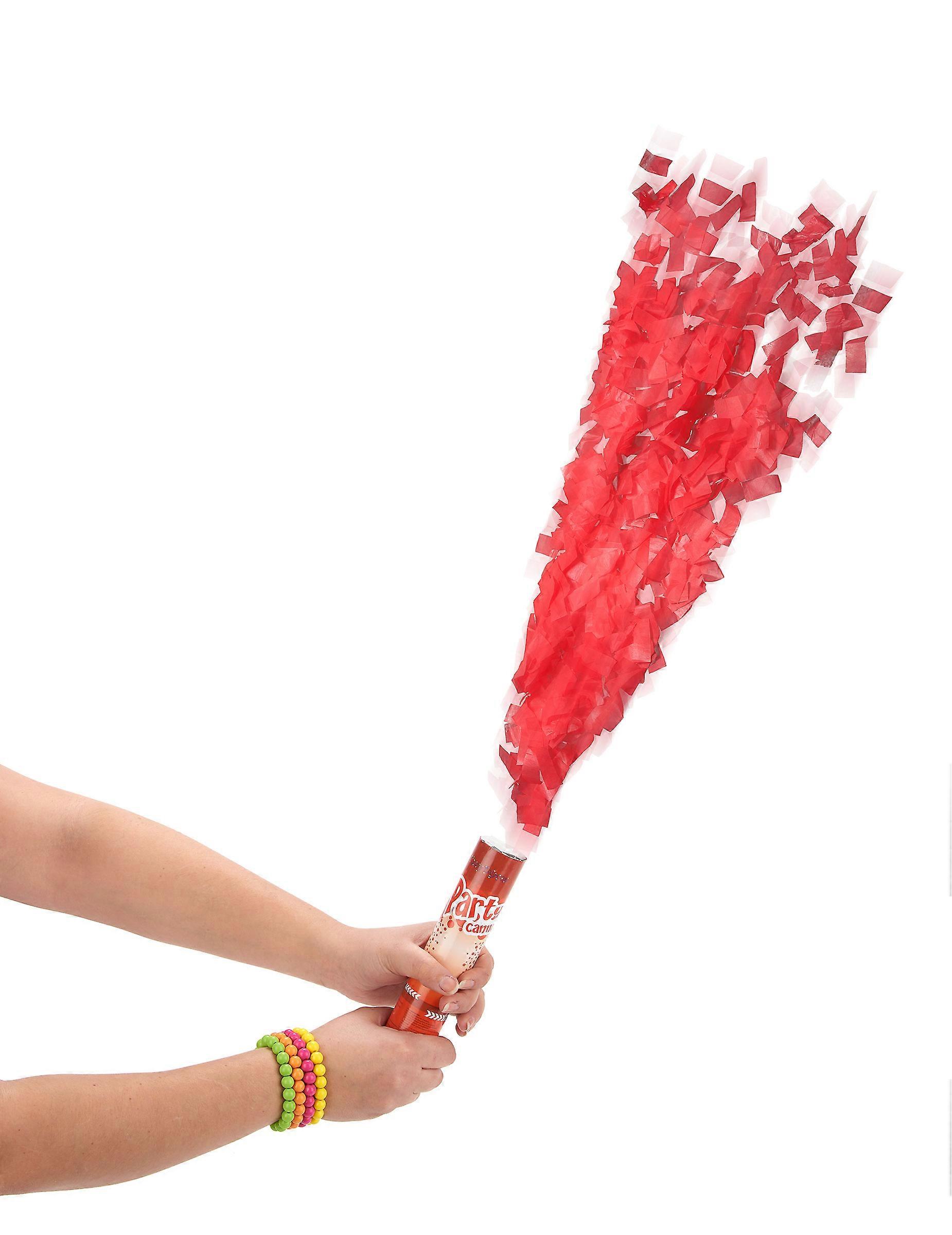 20cm Red Confetti Cannon