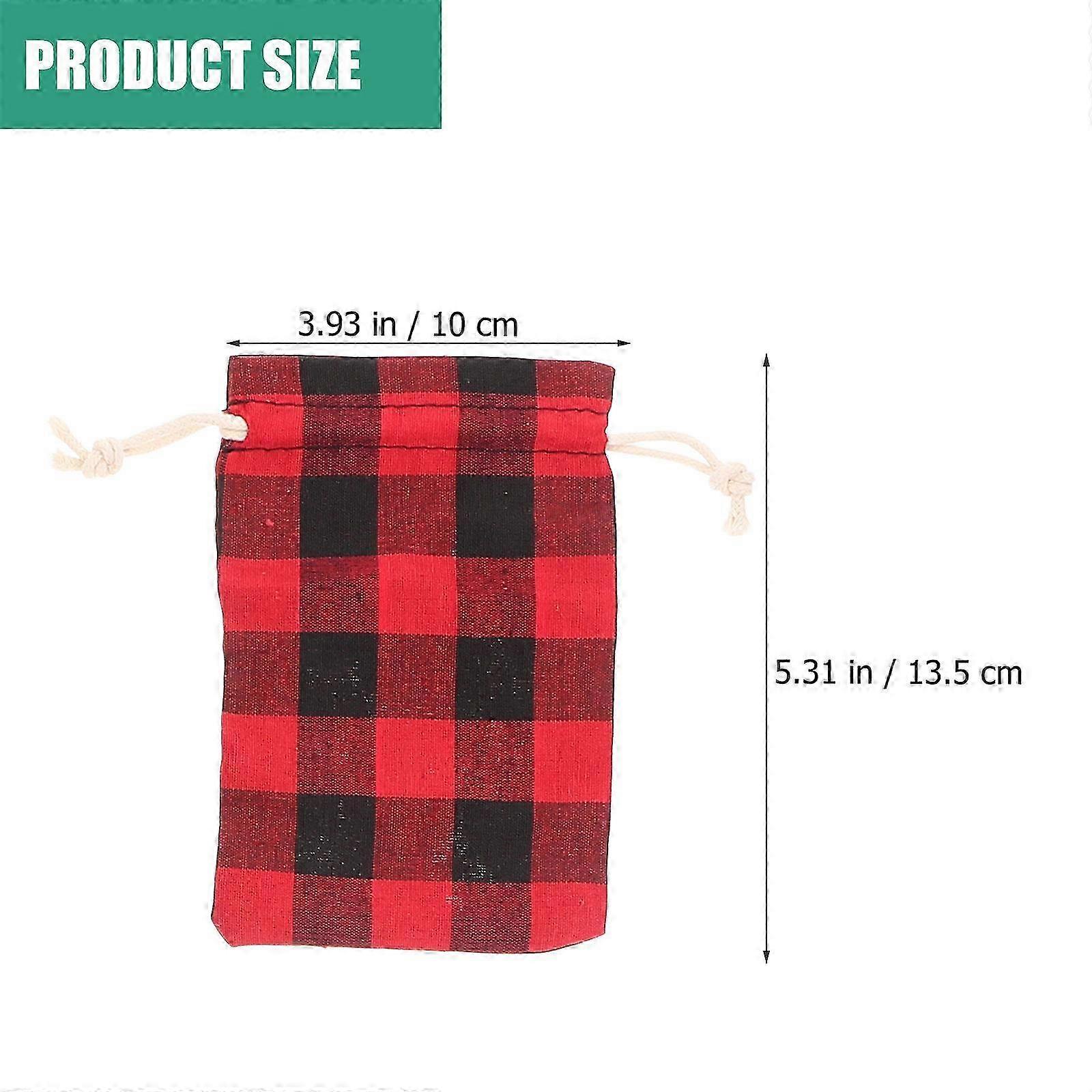 Festive Packaging 1Set Christmas Candy Bag Drawstring Gift Bags