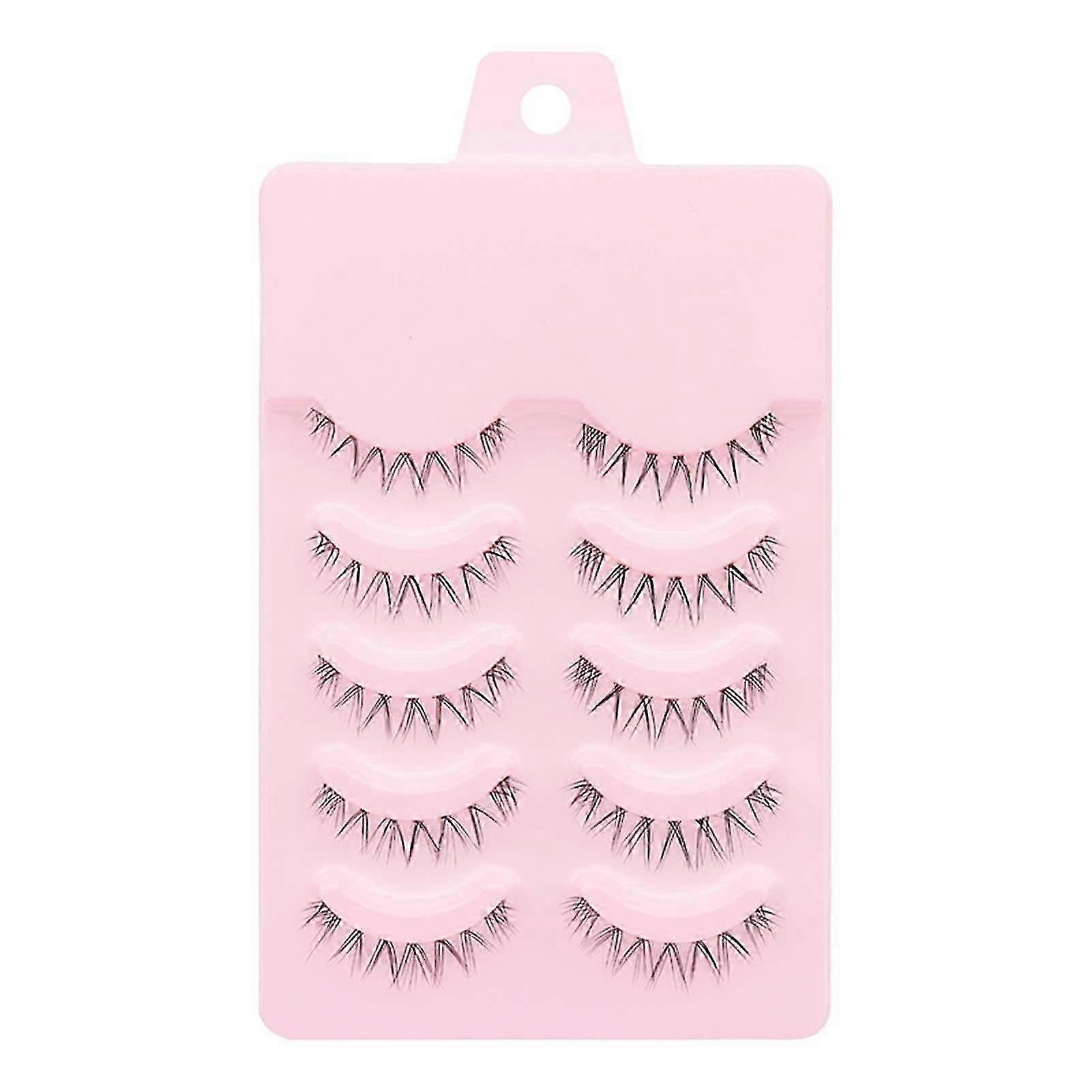 Soft Fluffy 3D False Eyelashes 5 Pairs