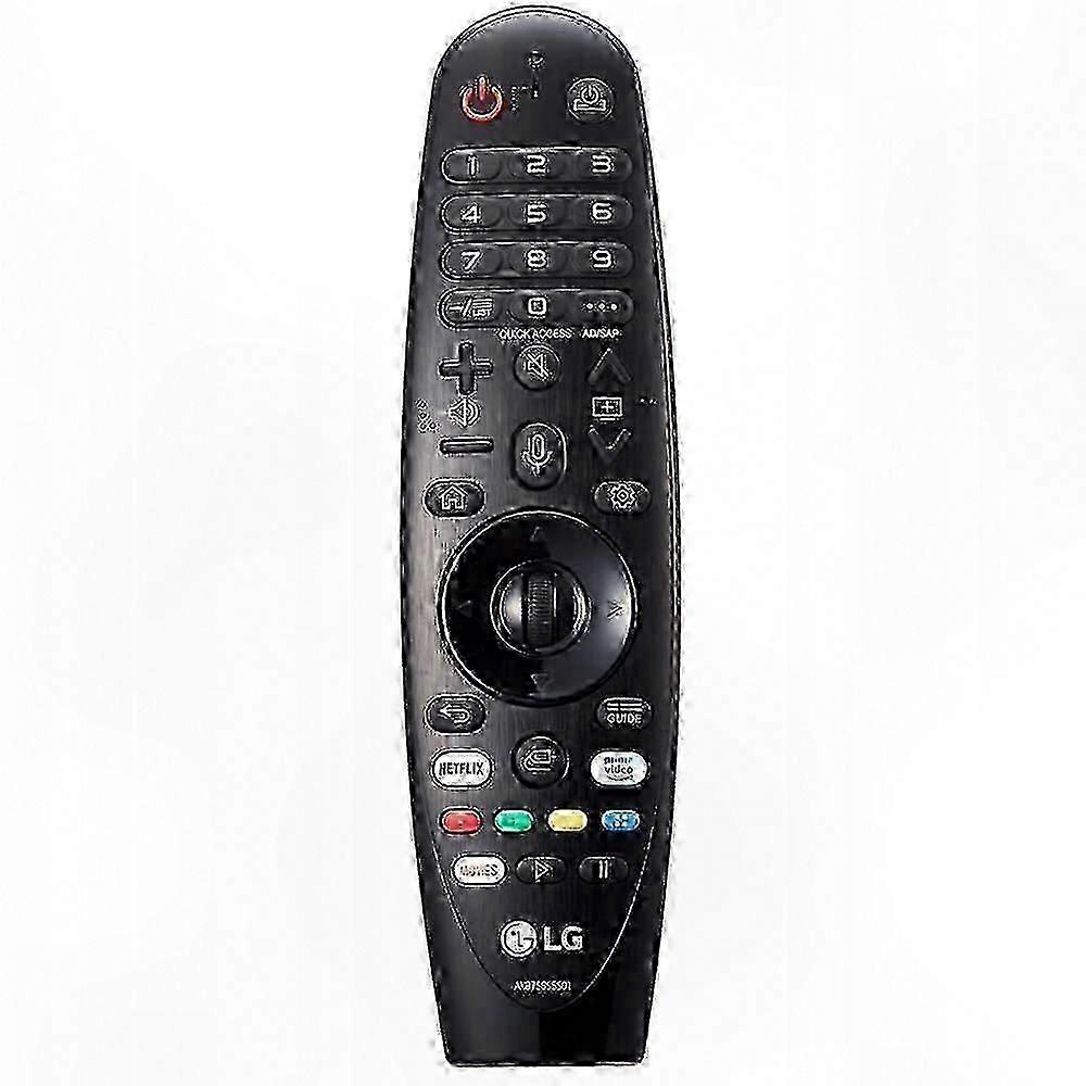 Universal Smart TV Remote Control Replacement, Advanced Functionality, Compatible with Multiple Devices, Sleek Black Design