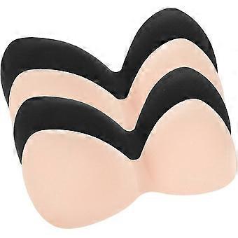 Latex Cotton Sports Bra Pads Inserts, Thin Seamless U-Shaped Breathable Bra Cups for Women, Removable Replacement Pads for Yoga and Workout ooo
