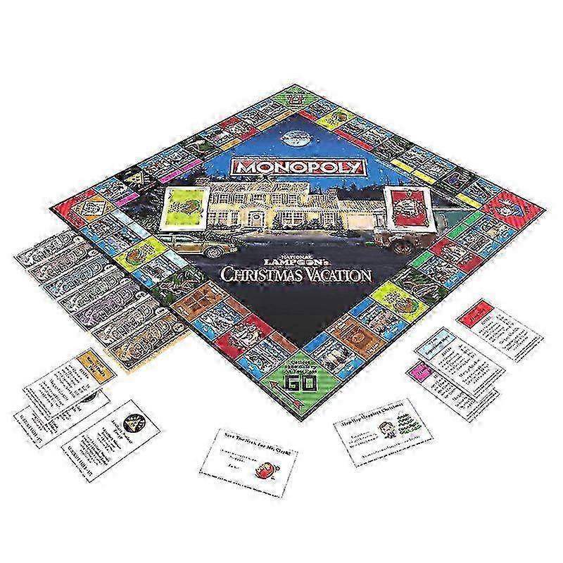 Foldable Monopoly Christmas Vacation Game