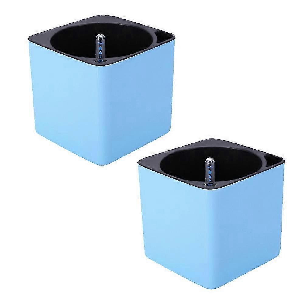 Modern Square Self-Watering Planter