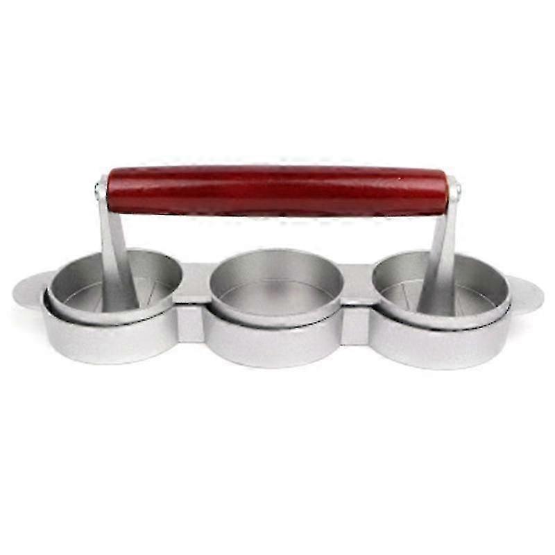 Nonstick 3-Slot Mini Burger Press