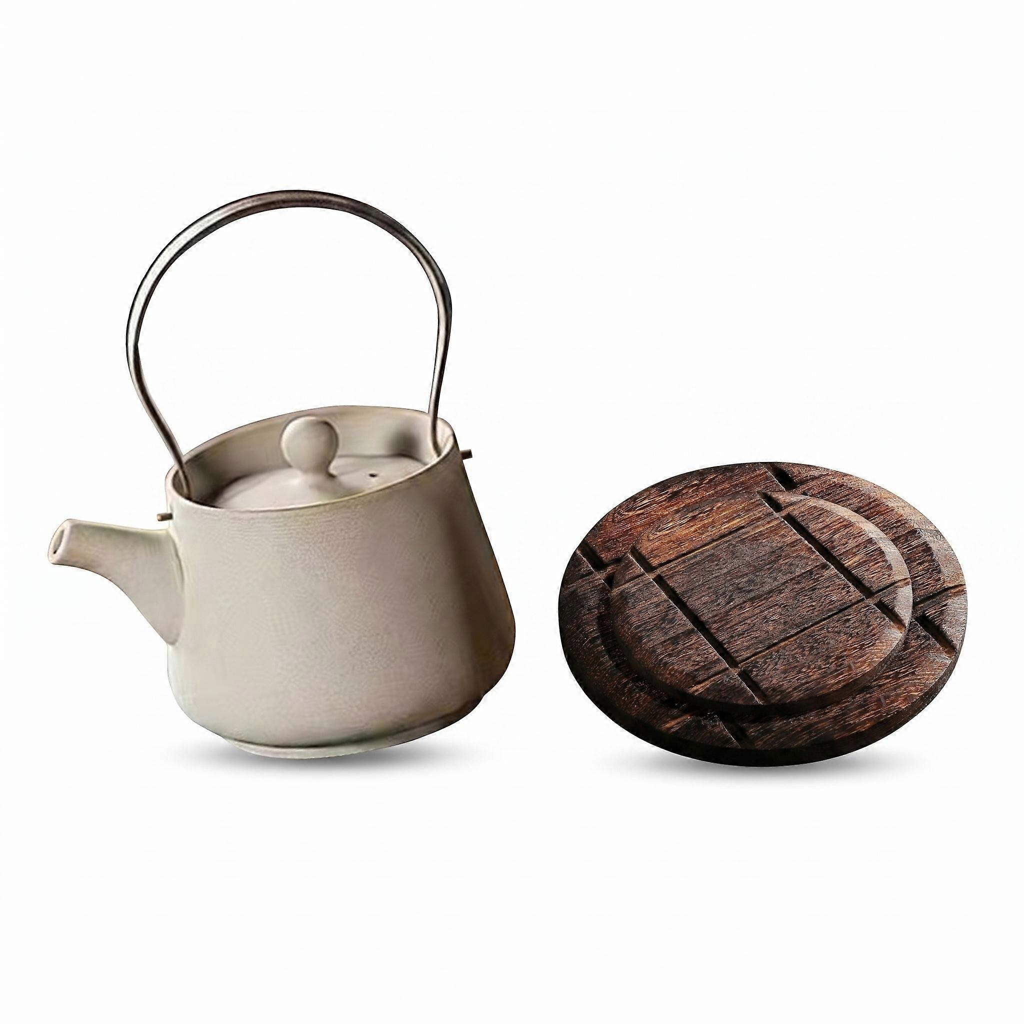 Loose Leaf Teapot with Infuser And Removable Tea Strainer in Elegant Ceramic