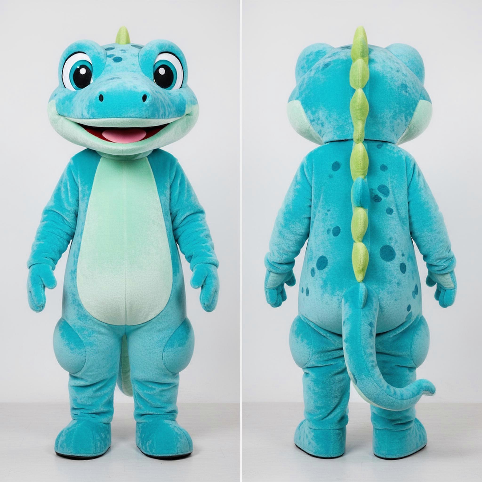 MASTICOT Cyan Flowing Wrap Geckos Mascot