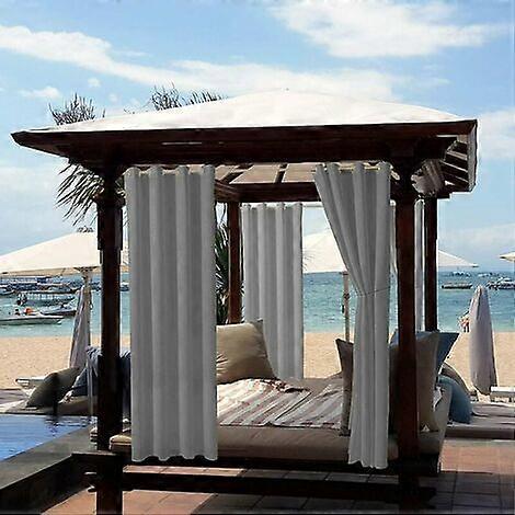 Weatherproof UV-Resistant Sun-Blocking Curtains