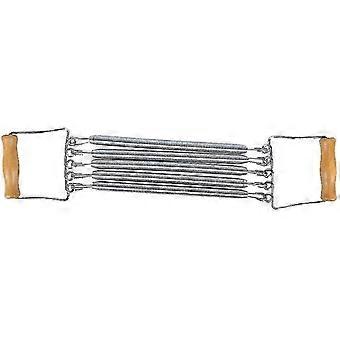 Chest Expander, 5 Spring Pull Exerciser for Muscle Strength, Removable Arm Workout Equipment td