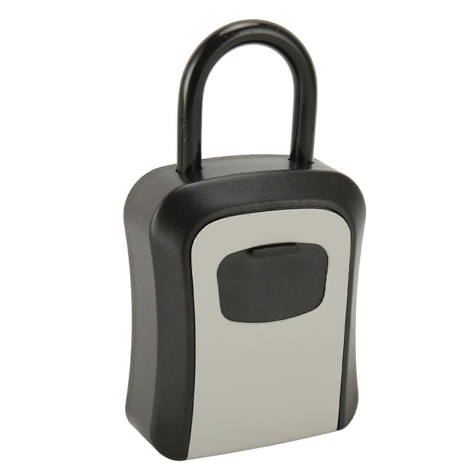 Wall Mounted Key Lock Box Resettable Code Safe Portable Combination Lockbox with Password for
