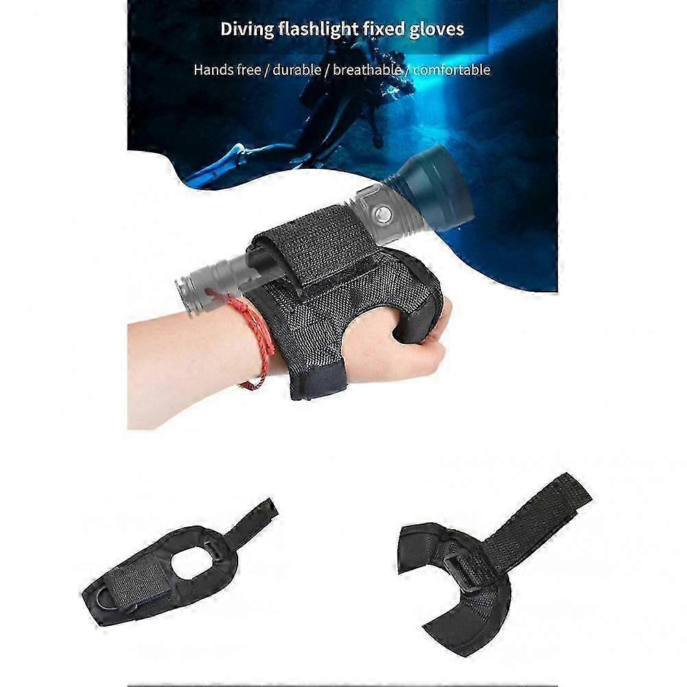 Underwater Flashlight Wrist Mount Glove