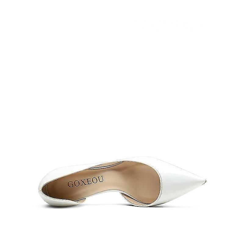Leather Pointed Toe High Heels, Party Shoes