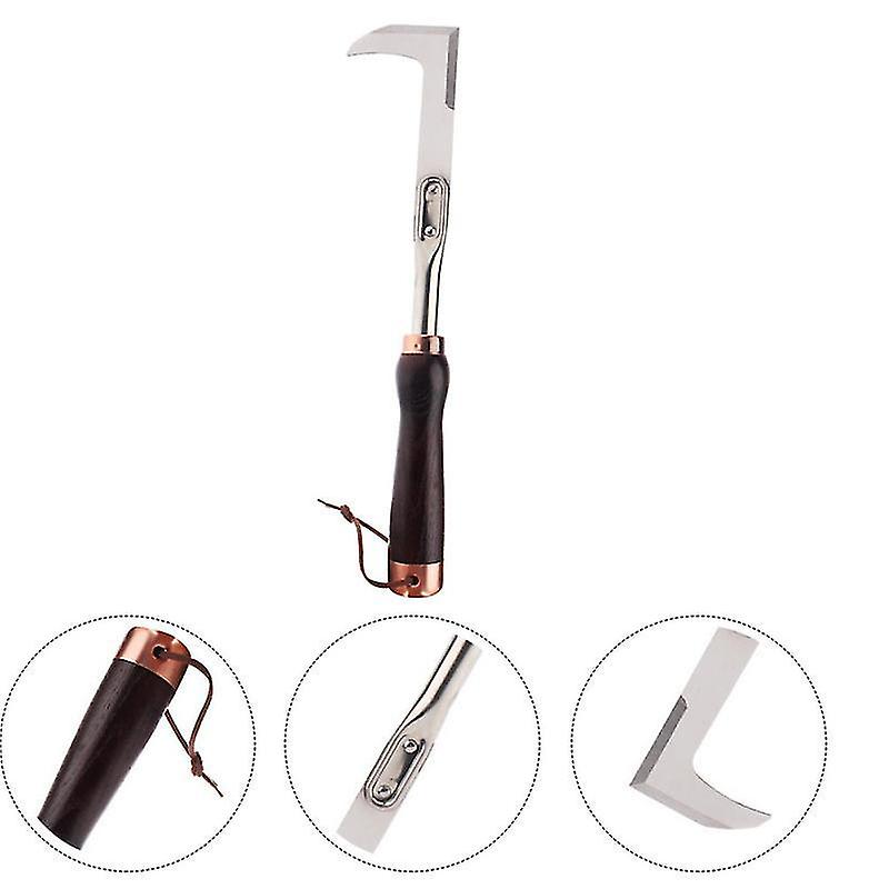 33X7x3cm Brown Shovels & Spades Useful Weeding Tool Grass Removal Tool Garden Digging Tool Garden We