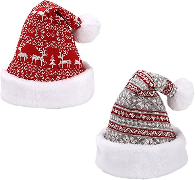 2-pack tomtehattar för vuxna