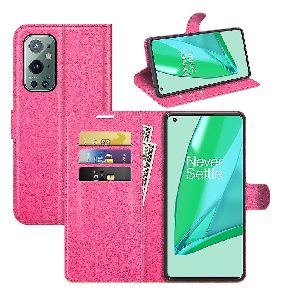 For OnePlus 9 Pro Litchi Texture Flip Protective TPU Case