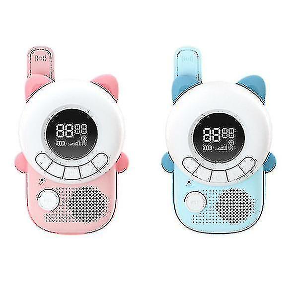 Kinderen Draadloze Intercom Walkie Talkies Dierlijk Patroon Communicatie Speelgoed Onderwijs-colorcat