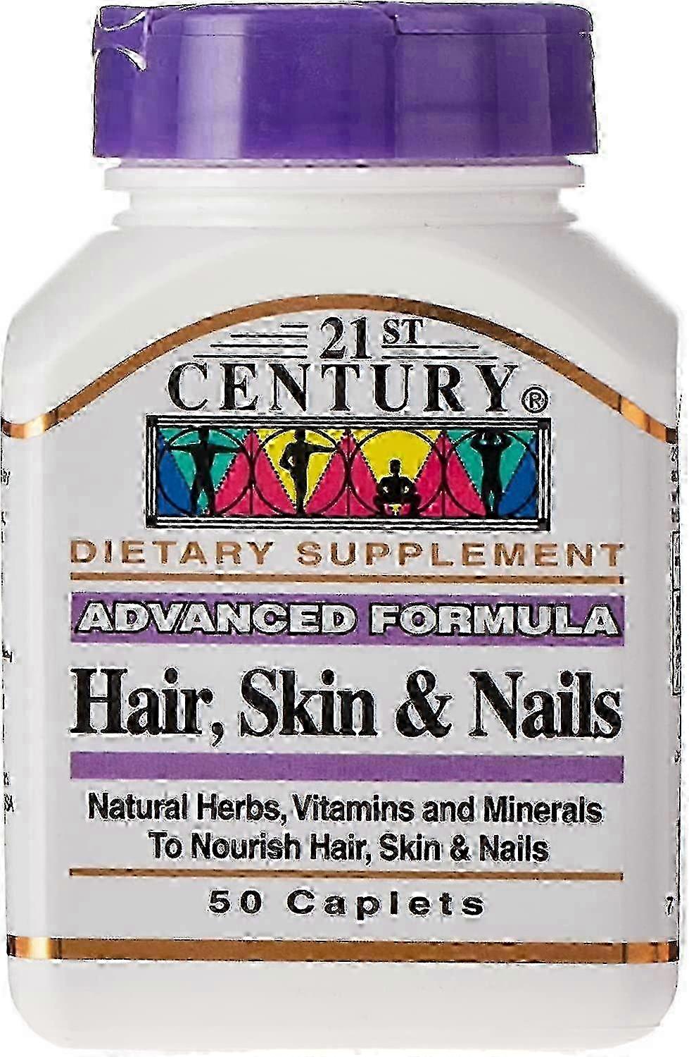 21St Century Advanced Formula Hair, Skin & Nails, Tablets, 50 Ea