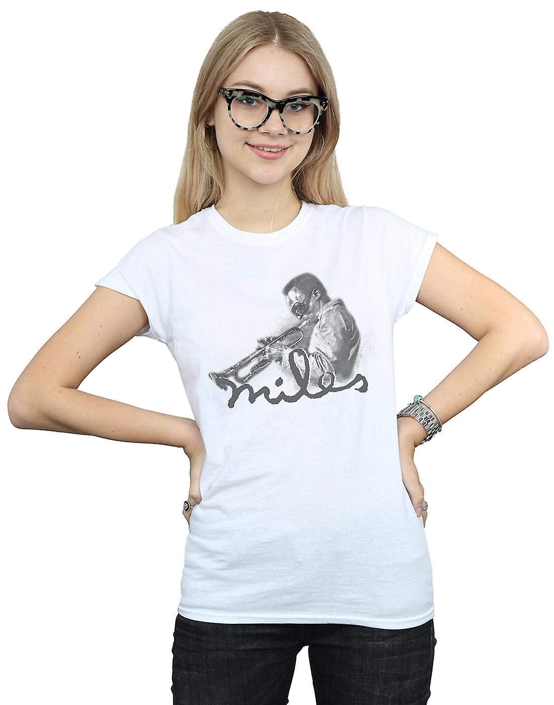 Miles Davis Women's Profile Sketch T-Shirt
