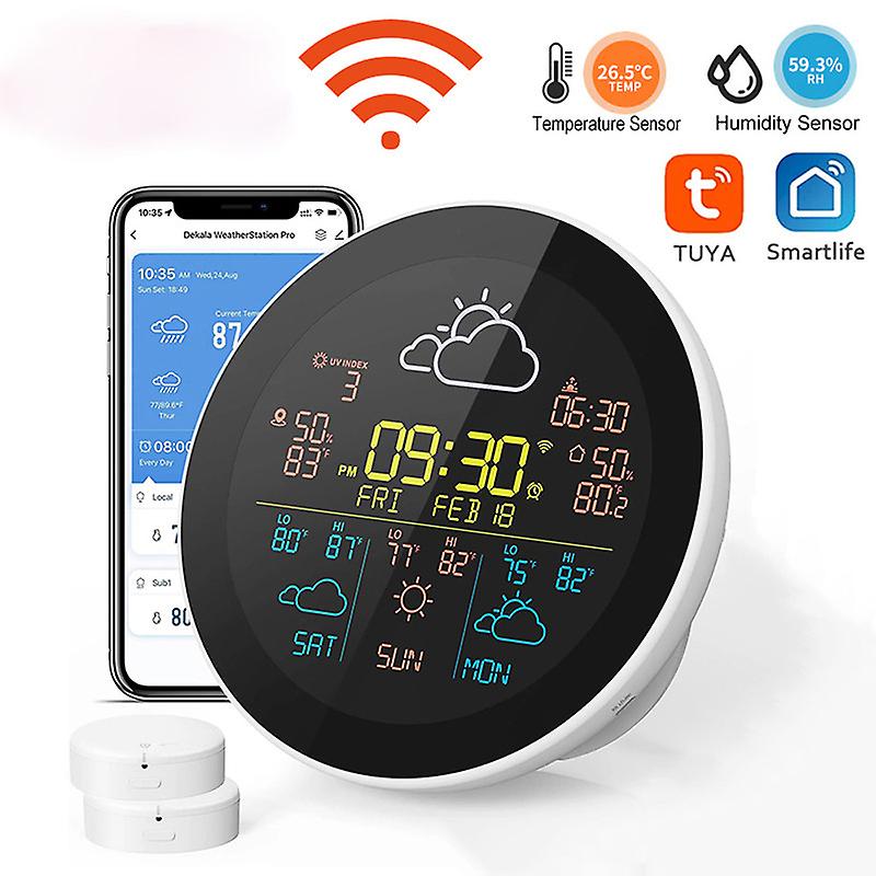 Intelligent Weather Clock Wireless Thermometer Hygrometer