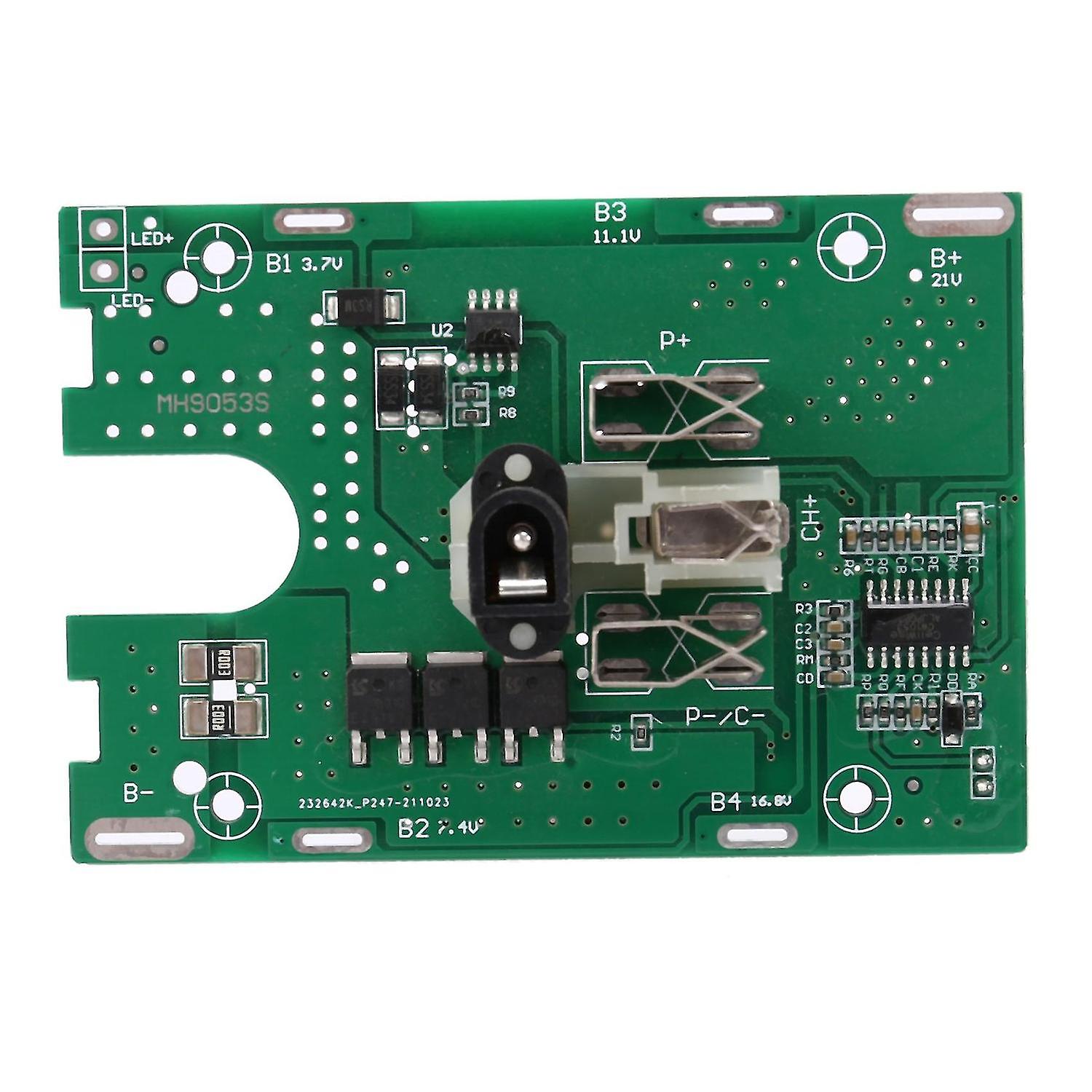 Bms 5s 18v 21v 30a لوحة حماية بطارية الليثيوم وحدة لوحة حماية شحن ثنائي الفينيل متعدد الكلور ل Screwdri