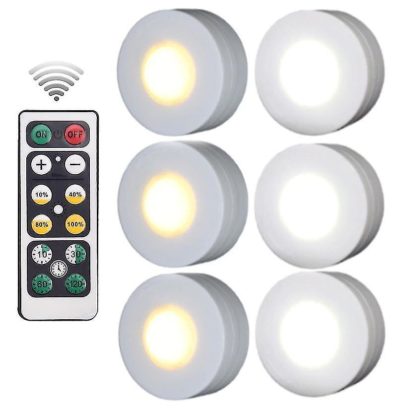 Wireless dimmable under cabinet light touch sensor led night lamps battery power remote control lamp