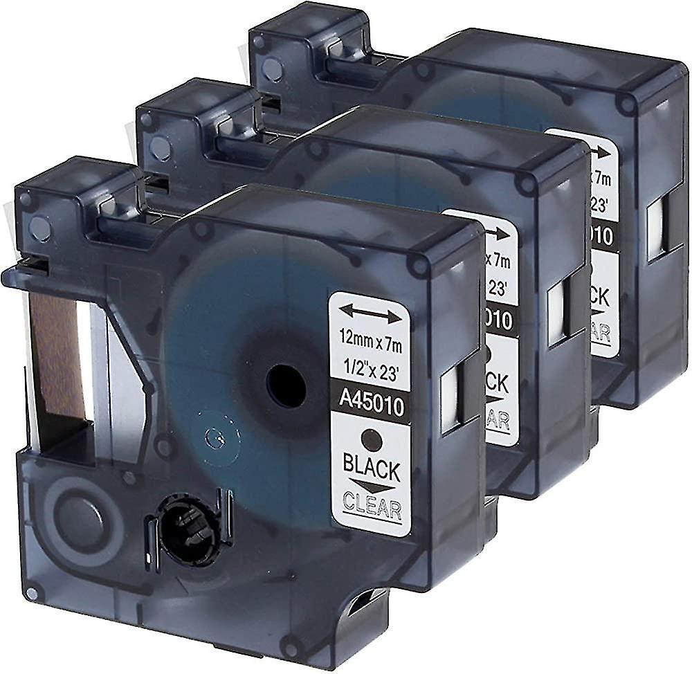 Compatible Label Tape D1 45010 12mm X 7m Cartridge For Labelmanager Lm160 Lm210d Lm260p Lm280 Lm360d