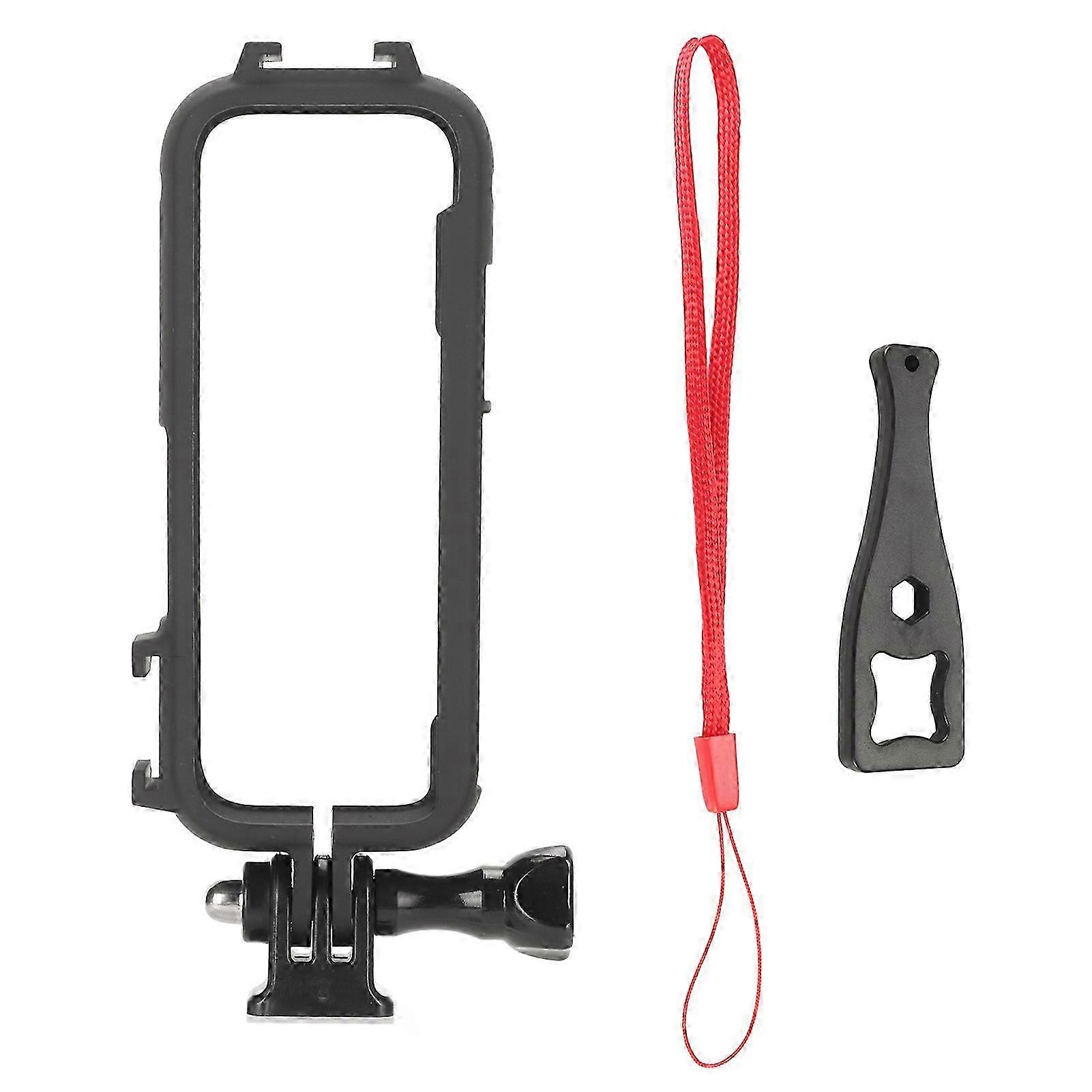 for Insta360 ONE X3 Camera Cage Shockproof Protective Case Cover Cage Rig Camera Accessories Black