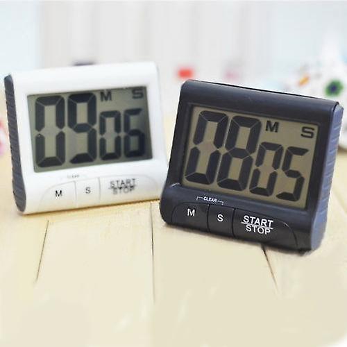 Large LCD Digital Screen Kitchen Timer Count-Down Back Stand Clock Loud Alarm