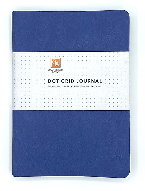 Dot Grid Journal  Sapphire by Graphic Arts Books Paperback