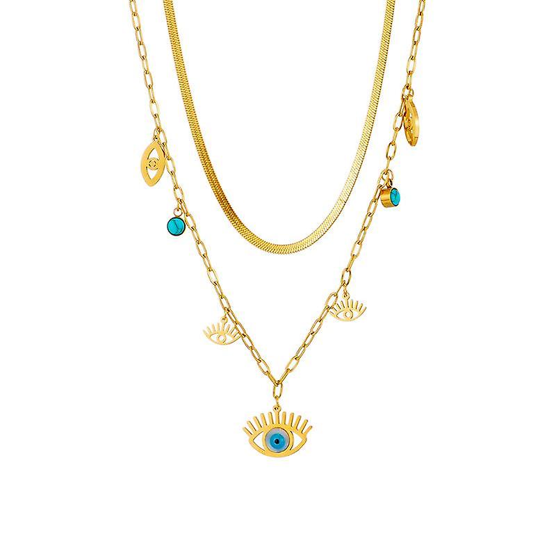 Symbolsk Evil Eye Crystal smykker Collection