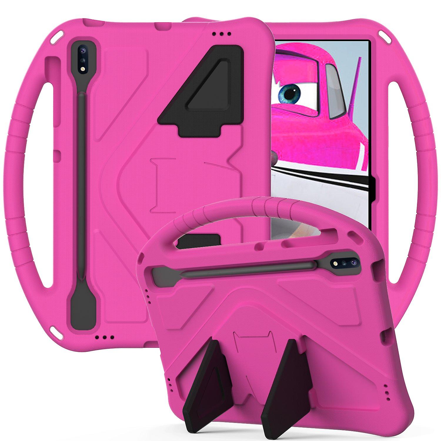 Handle Design Shockproof EVA Smart Tablet Cover Case for Samsung Galaxy Tab S8+/S7 FE/Tab S7+