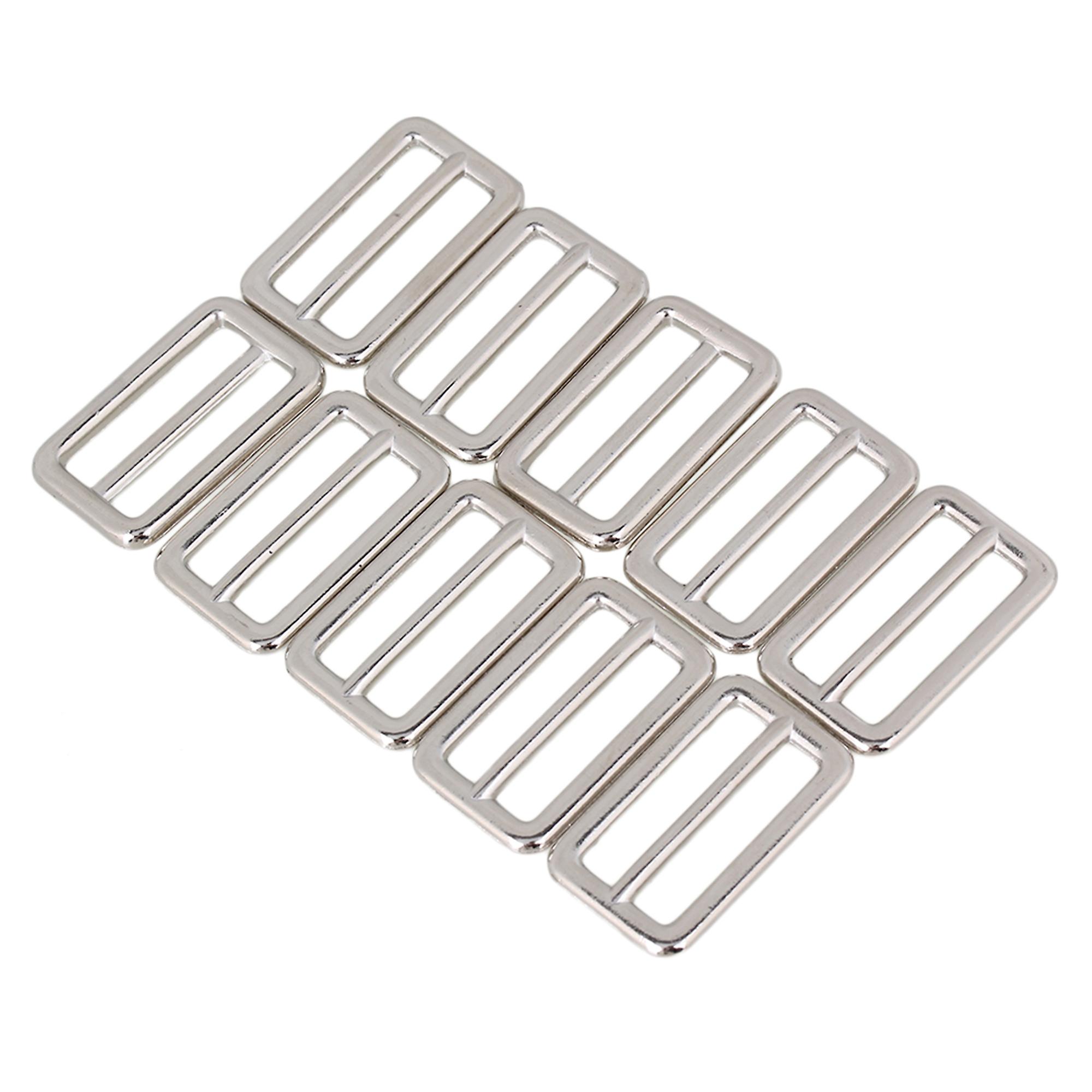 10Pieces 3.1cm Multi-functional Tri-glides Webbing Slide Handbag Buckles